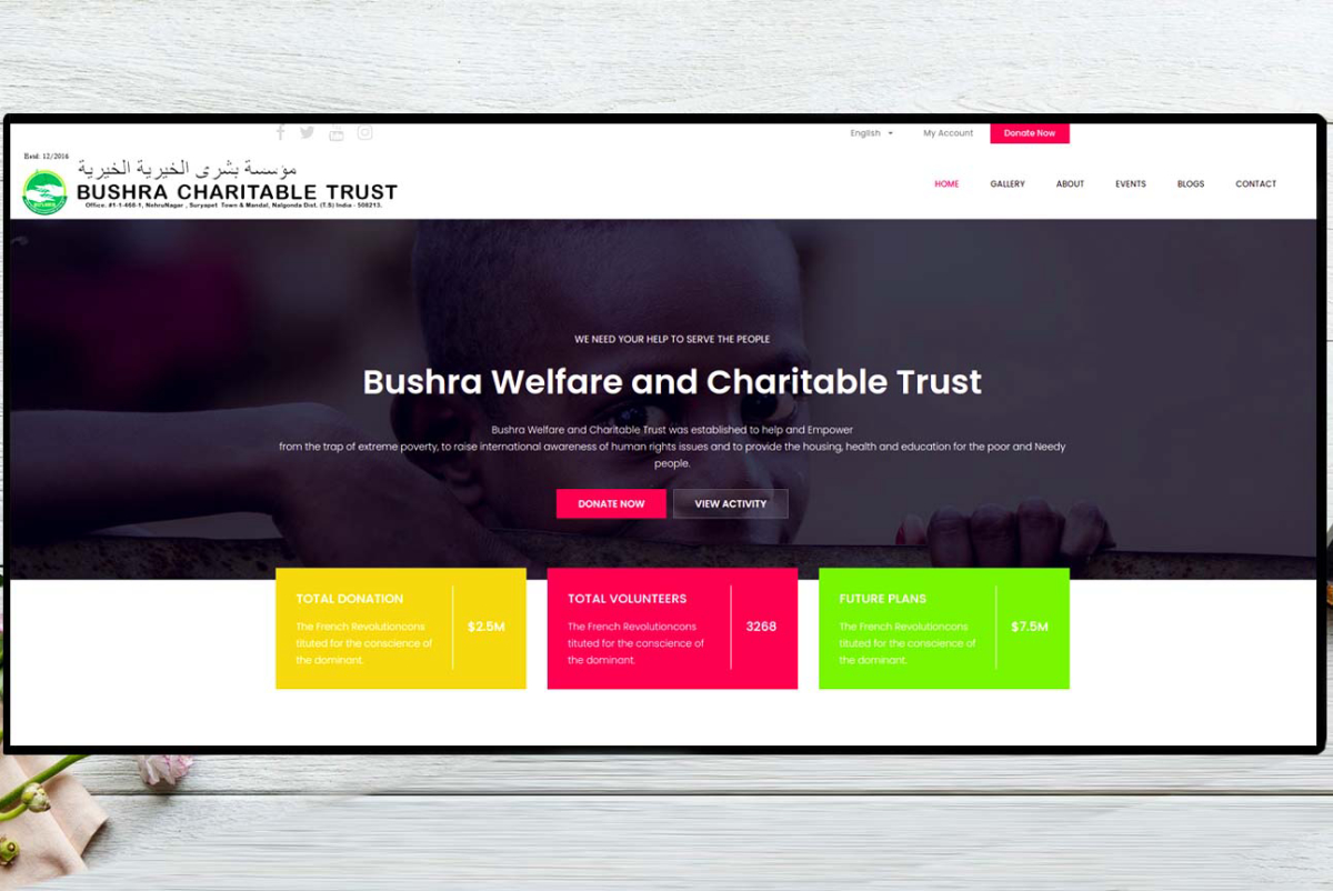 Fundraising Website by Innobuz Technologies
